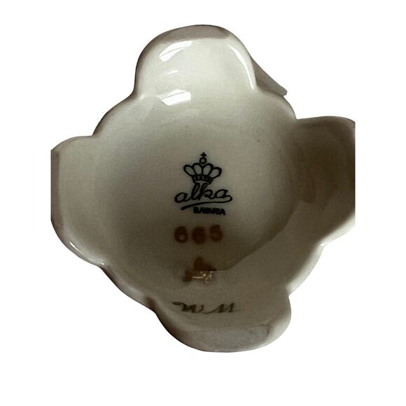 VTG Alka Kunst Bavaria 22K Gold Burgundy Tea Cup & Saucer Maroon Floral Scroll - Picture 8 of 10